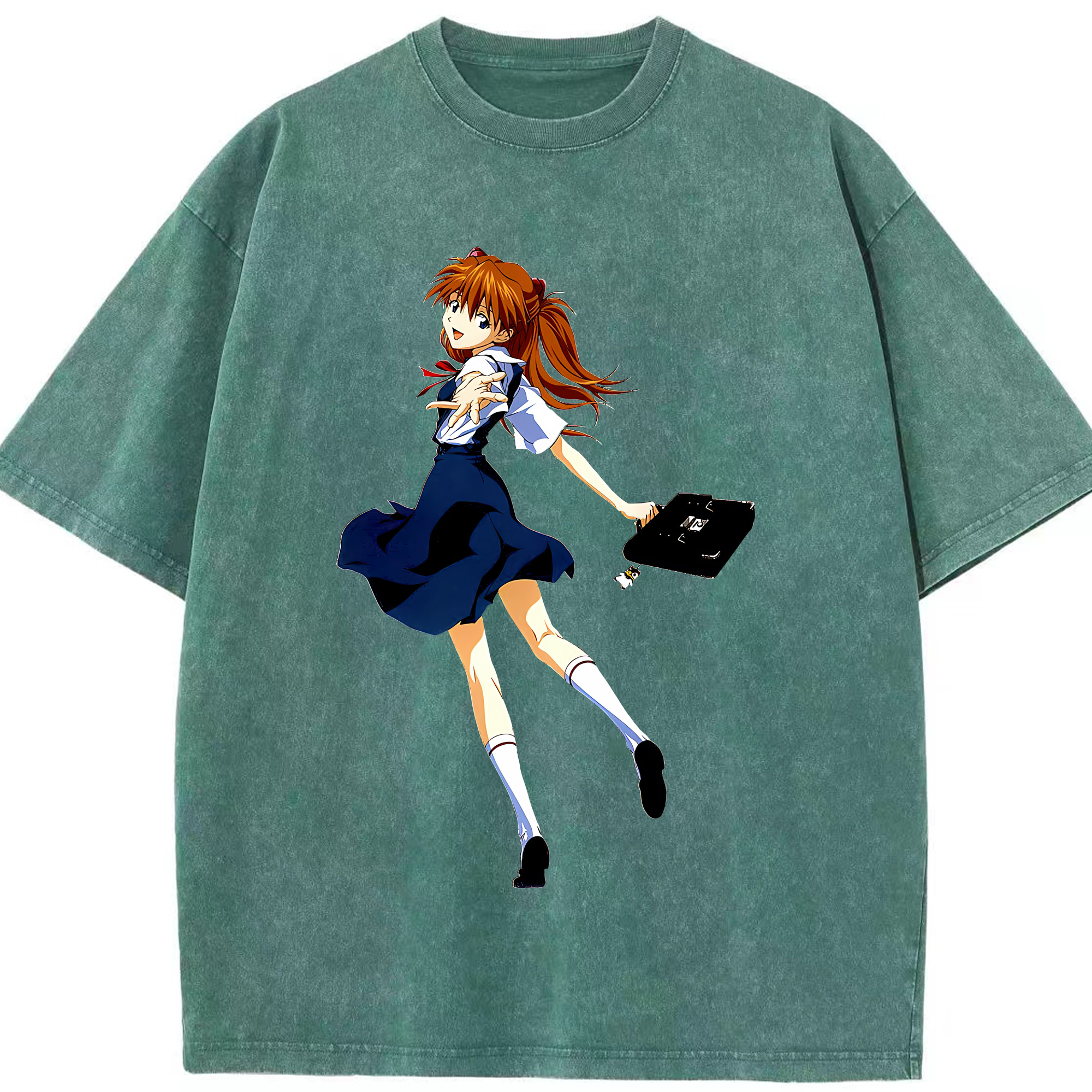 （画像用） EVA 新世紀エヴァンゲリオン 綿100% ヴィンテージ風 半袖Tシャツ（フロントプリント）